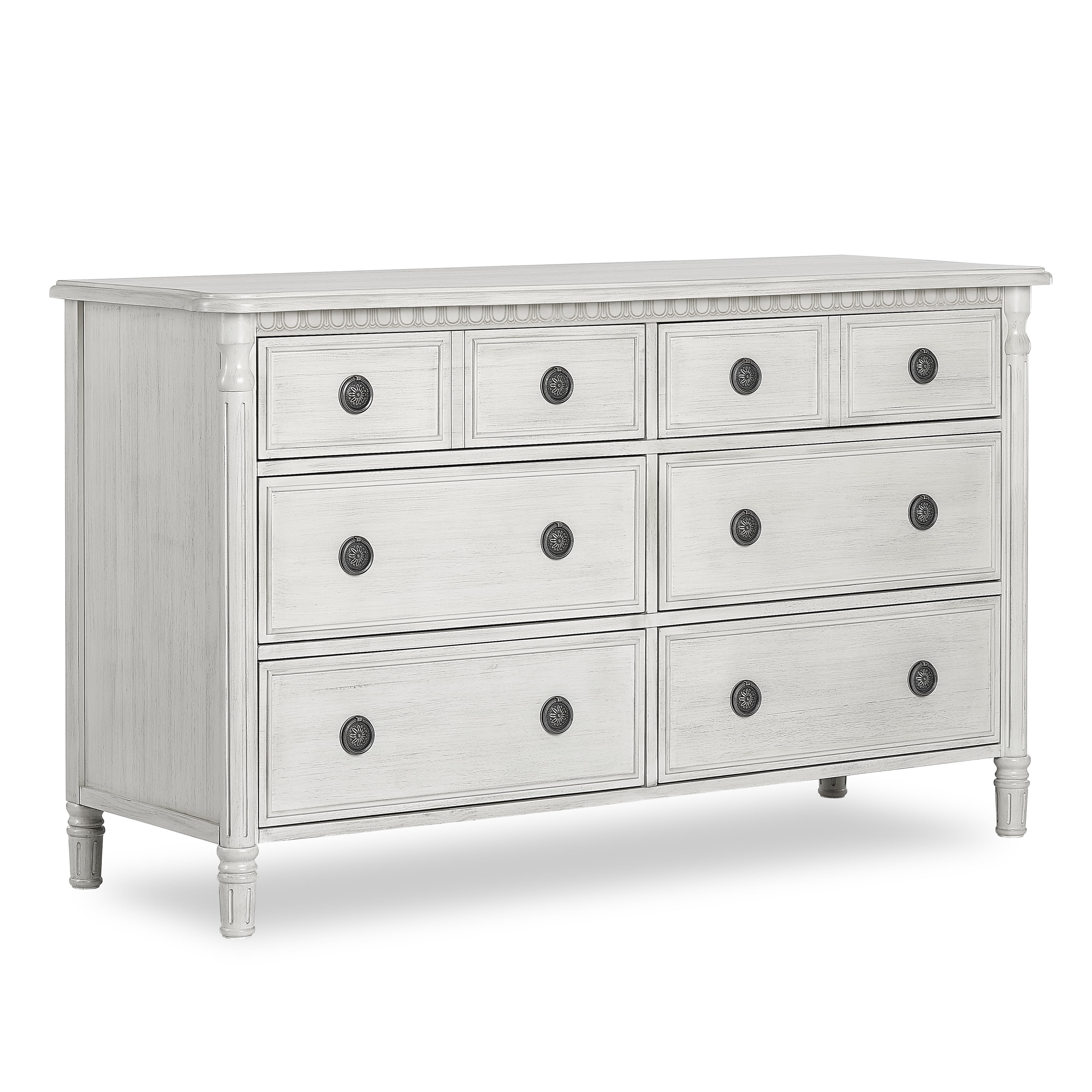antique grey mist dresser evolur Julienne Double Dresser - Antique Grey Mist