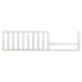 thumbnail image 1 of evolur Signature Glam Convertible Crib Toddler Guard Rail, Pearl Shimmer White, 1 of 2