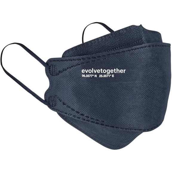 evolvetogether Everyday KN95 Adjustable Face Masks 5 Count (Pack of 1), Nvy