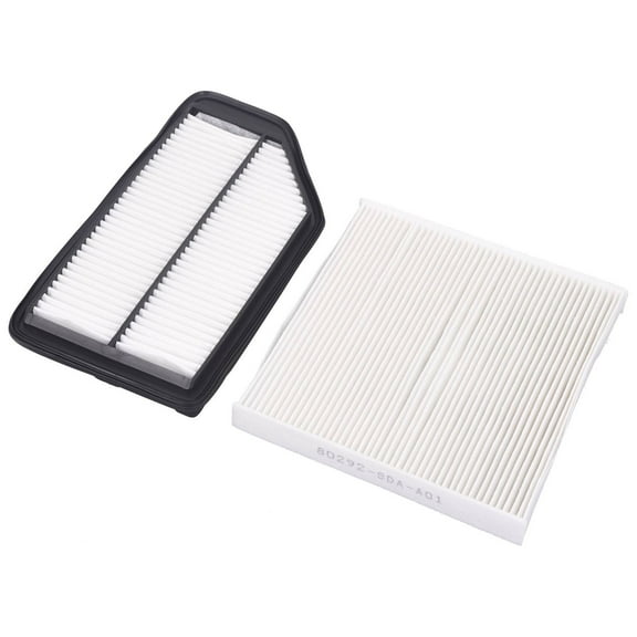 ewbo-17220-RV0-A00 + 80292-SDA-A0 Air Filter Combo | Engine & Cabin Protection | PureFlow MAX Tech | EcoArmor Material