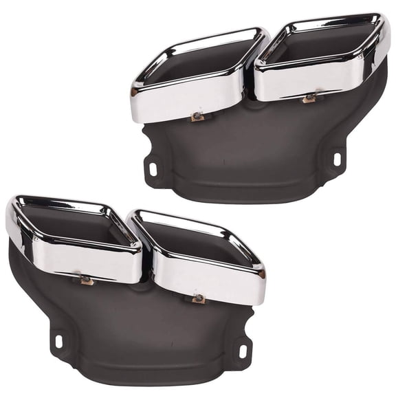 ewbo A0248A0002 Enhance Your Vehicle: Stainless Steel Tail Bumper Exhaust Muffler Pipe Tip