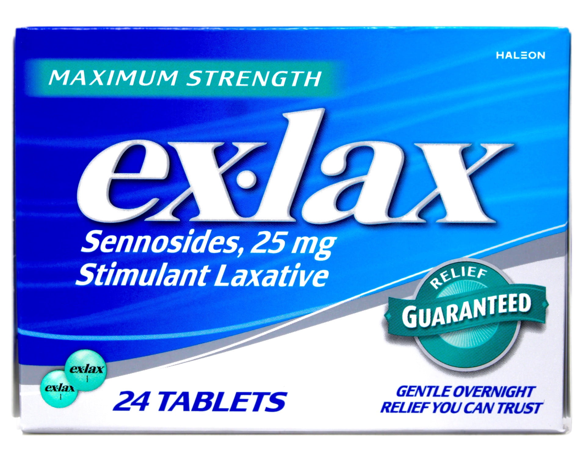 ex-lax Max Strength Stimulant Laxative Pills, 50 mg, Sodium Free