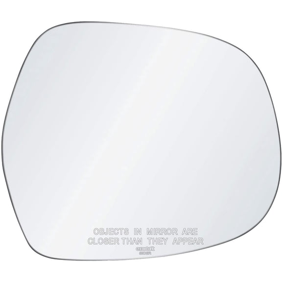 exactafit 8106R Passenger Side Mirror Glass Replacement Fits 2003-2009 Lexus GX470, Toyota 4Runner Right Hand 3m Adhesives