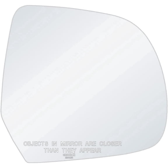 exactafit 8140R Passenger Side Mirror Glass Replacement Fits Nissan 2012-2016 Versa 2014 Note 2013-2017 Leaf Right Hand 3m Adhesives