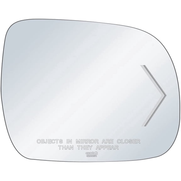 exactafit 8209SR Passenger Side Mirror Glass Replacement Fits 2006-2010 Toyota Sienna Right Hand 3m Adhesives