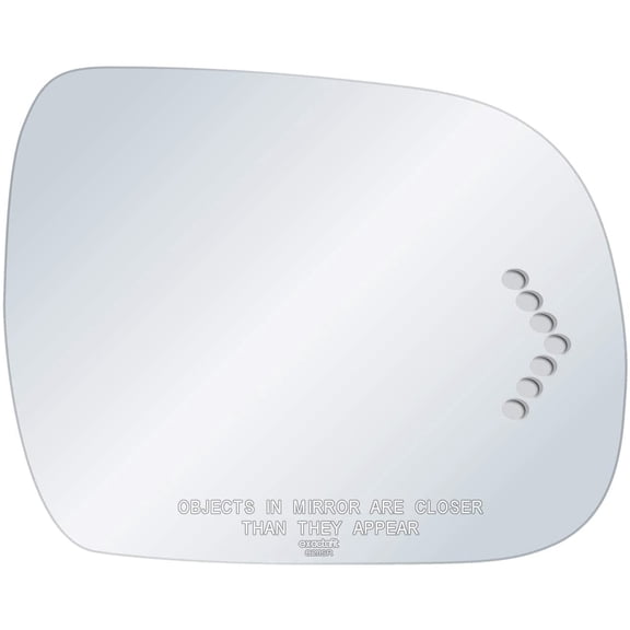 exactafit 8211SR Passenger Side Mirror Signal Glass Replacement Fits 2005-2007 Toyota Sienna Right Hand 3m Adhesives