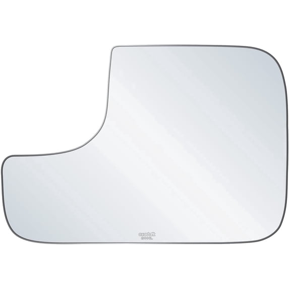 exactafit 8444L Driver Side Lower Mirror Glass Replacement Fits 2002-2009 Dodge Ram 1500 2500 3500 Left Hand 3m Adhesives