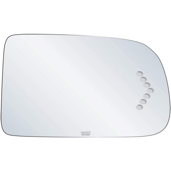 exactafit 8700SR Passenger Side Mirror Signal Glass Replacement Fits Chevy Avalanche Silverado Suburban, GMC Sierra Yukon XL Right Hand 3m Adhesives