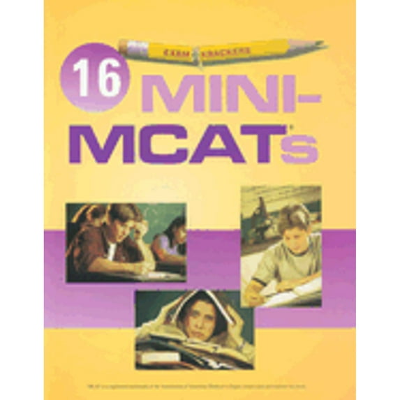 Pre-Owned Examkrackers 16 Mini Mcat's (EXAMKRACKERS MCAT MANUALS) (Paperback) 189385843X 9781893858435