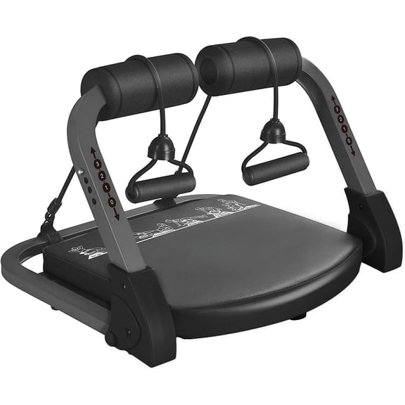 exercise equipment ab machine for Abs and Total Body Workout, home gym fitness equipment for all ages, ab workout resistance machine.