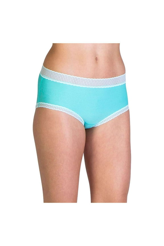 women's give-n-go lacy full cut brief panty - 2241-2649