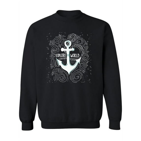 "explore The World". Sweatshirt Women -Image by Shutterstock, Female XX-Large