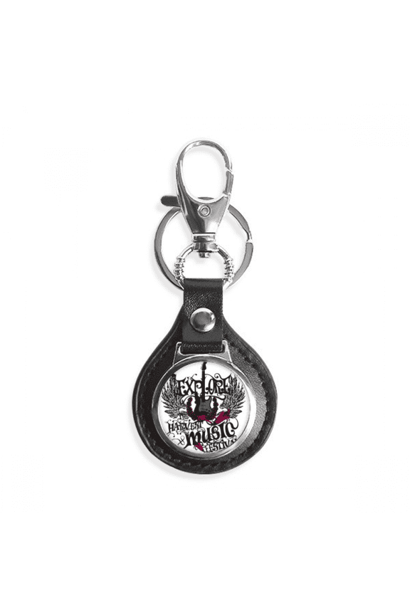 explore uothe harvest rock music key link chain keyholder finder hook metal