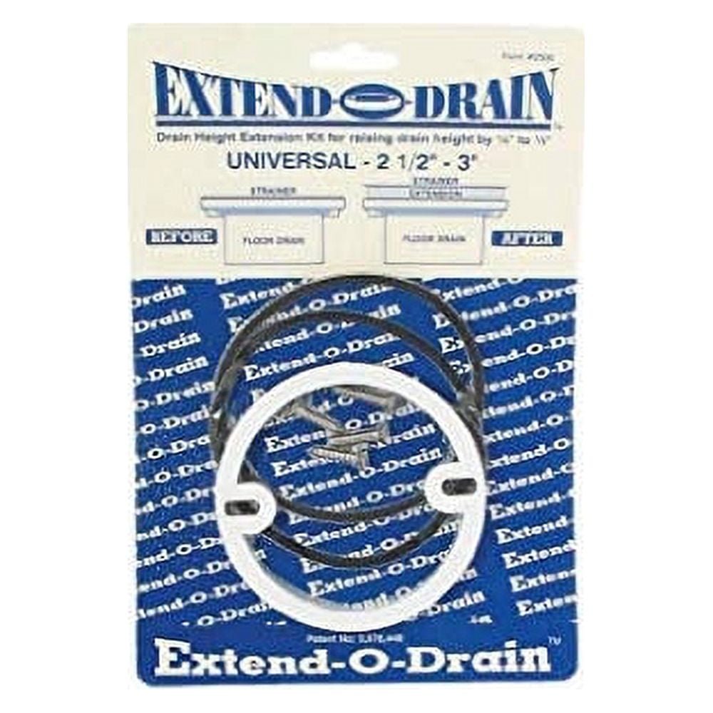 Extend-O-Drain Shower Floor Drain Height Extension Kit 4-3/8" - Walmart.com