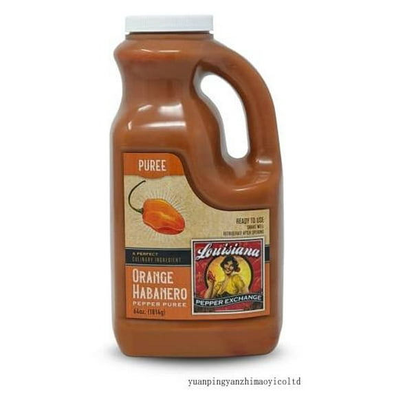 Orange Habanero Pepper – – Fresh Pepper Replacement. Save Time And Money In The Kitchen, No More Food Waste. 64 Ounces, Perfect For Professional Chefs And Kitchens, Food Truc