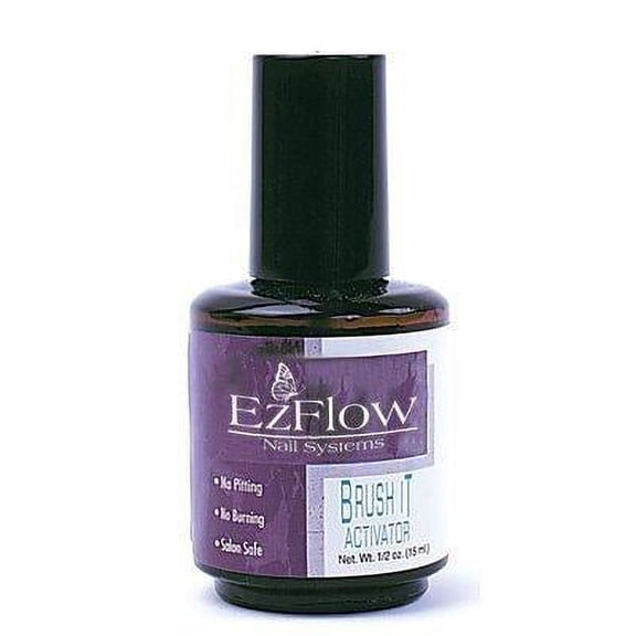 ez flow fiber glass brush it activator false nails, 0.5 ounce