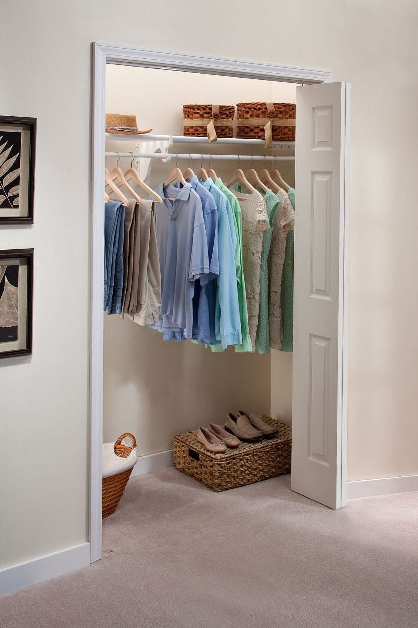 How To Install Closet Shelf And Rod