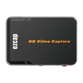 ezcap Video Capture,Video Capture Video Converter 1080P Box DVD Set-Top Box Converter Support Play DVD Computer Console 1080P Box Audio Video OUT MIC Out MIC