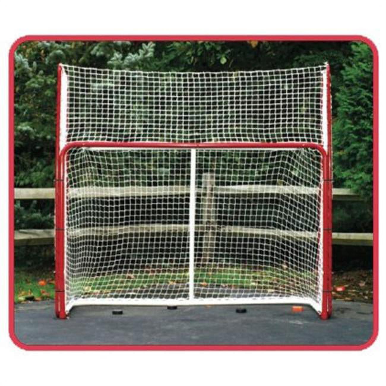ezgoal hockey backstop, red/white
