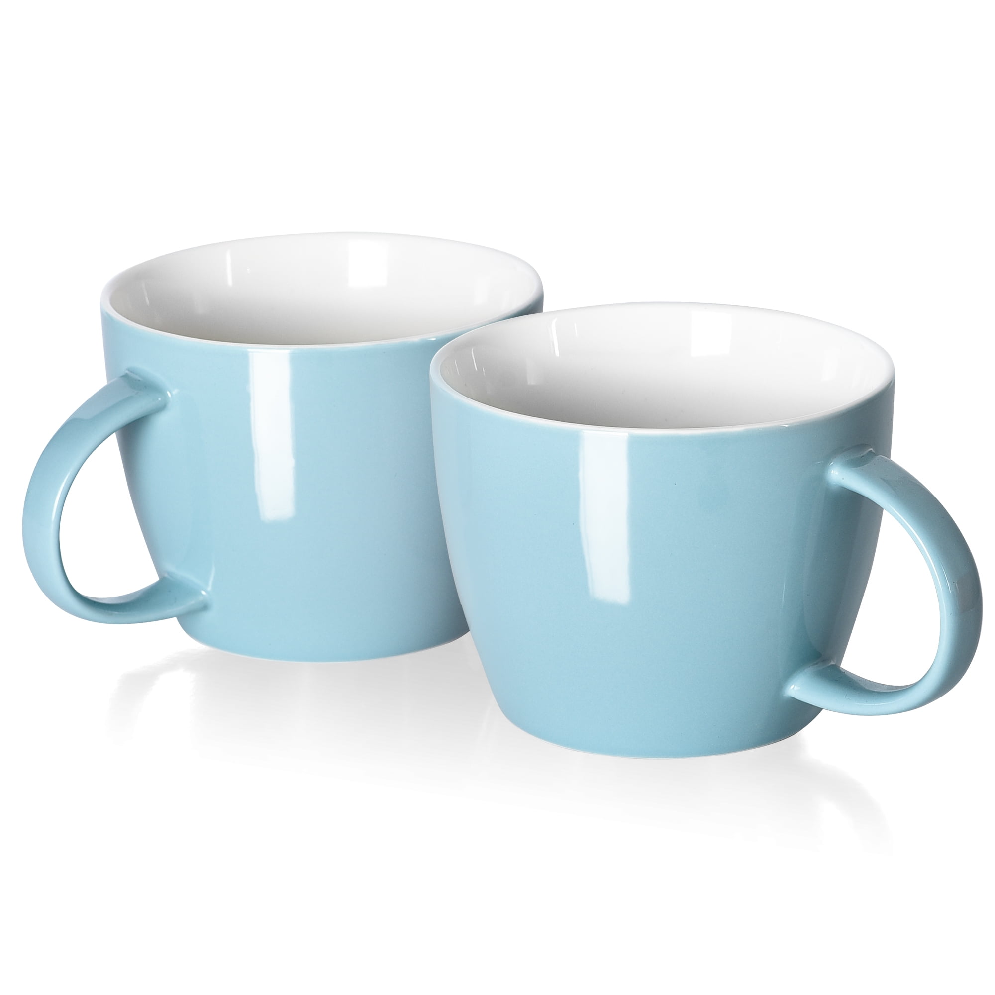 fMSDD Coffee Mugs, 30oz (900ml) Ceramic Soup Mug Set of 2, Large Soup Cups  Dishwasher Safe, Microwave Safe, Huge Latte Cups, for Office Home, and ...