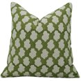 thumbnail image 1 of fabdivine Floral Block Print Pillow Covers Farmhouse Pillowcases Linen Cushion Case Decor for Home Sofa Couch Bed,14"X14",Green, 1 of 8
