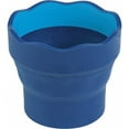 thumbnail image 1 of faber castell : clic & go foldable water pot & brush holder : blue, 1 of 7