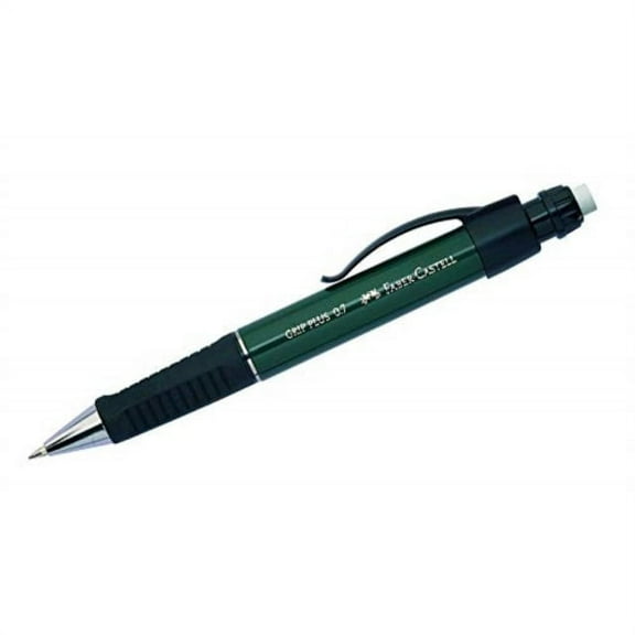 faber-castell pencil grip plus 07 green metallic