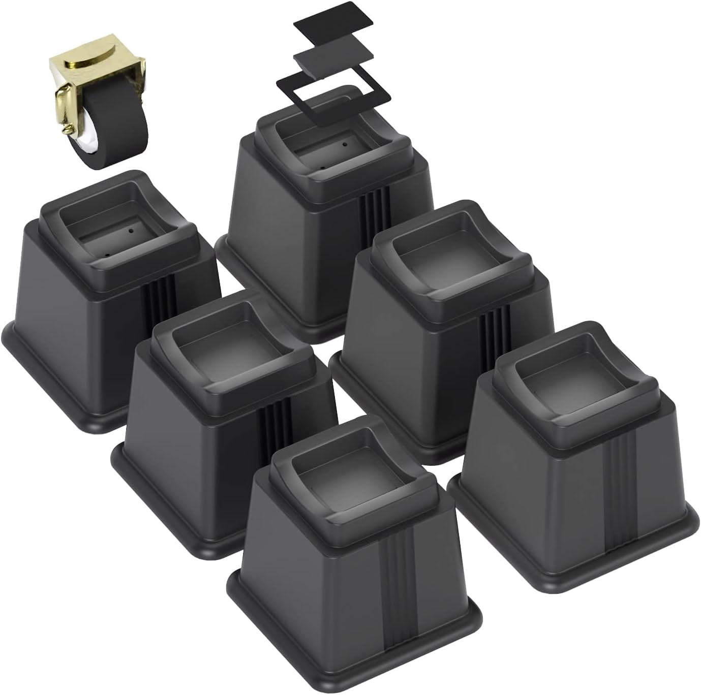 fagjfyj ZTON Adjustable Bed Furniture Risers Elevation in Heights 3