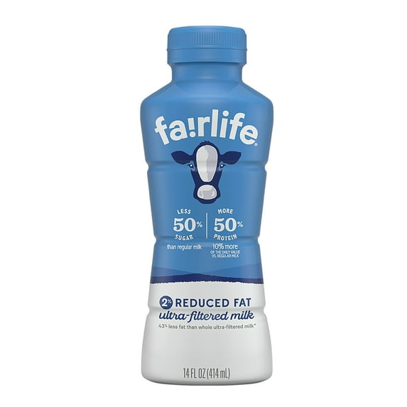 fairlife 2% Reduced Fat Ultra Filtered Milk, 14 fl oz