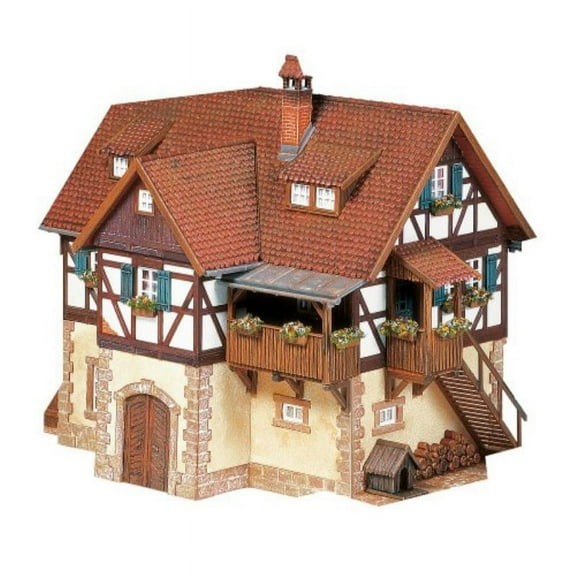 faller 130266 rural half-timbered house ho scale building kit