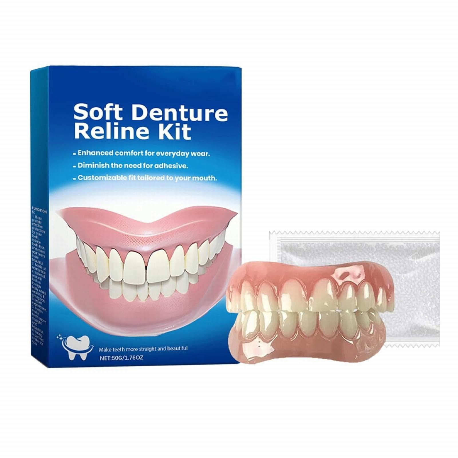 false teeth Cosmetic Denture Braces Cosmetic Cosmetic Kit Soft Denture