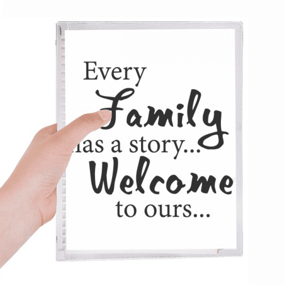 faly story quote notebook loose diary refillable journal statiry