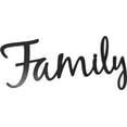 thumbnail image 1 of family word art wood cutout, 1 of 1