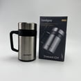 thumbnail image 1 of familyjoy Insulated Coffee Mug with Lid, Stainless Steel Coffee Cup, Double Wall Vacuum Coffee Tumbler with Handle, Premium Thermal Travel Coffee Mug 、Water cup, 1 of 4