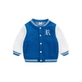 thumbnail image 1 of famuka Baby Boy Baseball Coat Toddler Casual Sports Jackets Cotton Outerwear, 1 of 8