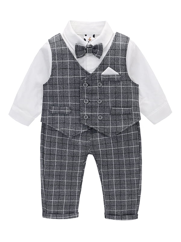 Krishna Dress For Baby Boy COSLAND Baby Tuxedo Outfit Boys 3PCS