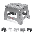 thumbnail image 1 of famuka Folding Step Stool 9 Inch Portable Plastic Non-Slip Footstool for Adults Holds Up to 330 lbs, 1 of 6