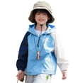 thumbnail image 1 of famuka Little Boy Jackets Toddler Windbreaker Fashion Hooded Outerwear Coats, 1 of 11