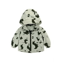 famuka Toddler Boy Warm Jacket Thick Hooded Windbreaker Coat