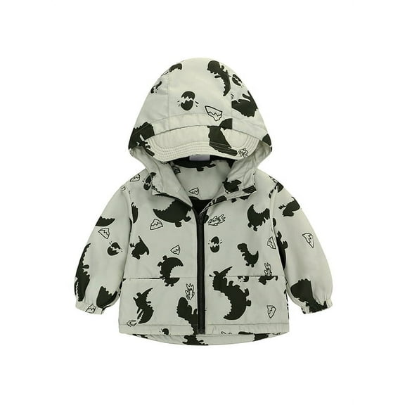 famuka Toddler Boy Warm Jacket Thick Hooded Windbreaker Coat