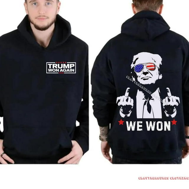 fan Won Again 2024 . fan 47th President . We Won. Election 2024. Gift