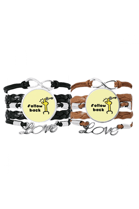 fan interest anchor praise commend bracelet hand strap leather wristband double set
