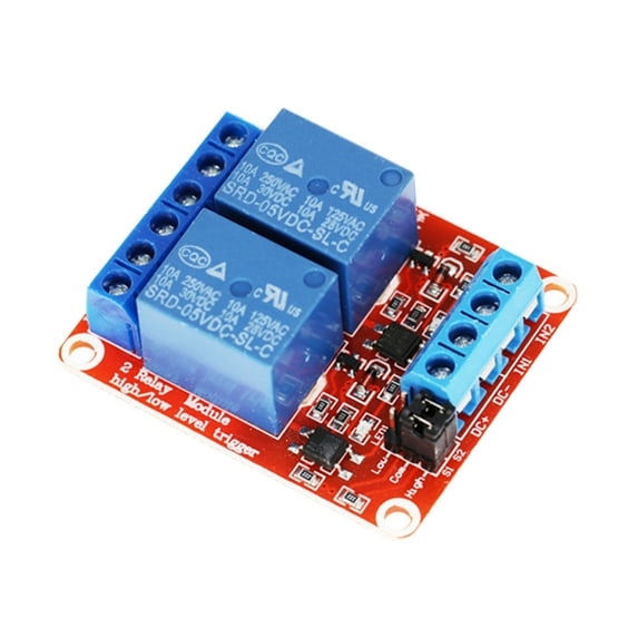 fankhu 1/2/4/8 Channel Relay Module Board Shield Support High Low Level Trigger 5V 12V 24V Indicator Light for Arduino
