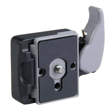 fankhu 1/4in Camera Tripod Connection Base Non-slip Metal Tripod Heads Mount Adapter Portable Universal Assembly with Manfrotto 200PL-14 Compat Plate for Camera Installation