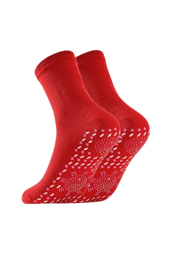 1 Pair Self-Heating Shaping Socks Pain Relief Therapy Magnetic Socks Tourmaline Cold-Resistant Christmas Gifts for Friends