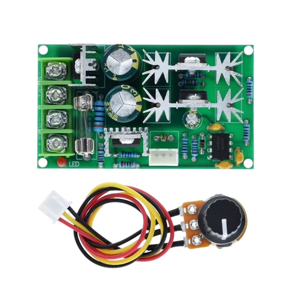 fankhu 12V 24V 36V 48V Current Voltage Regulator Adjustable PWM Drive Module High Power