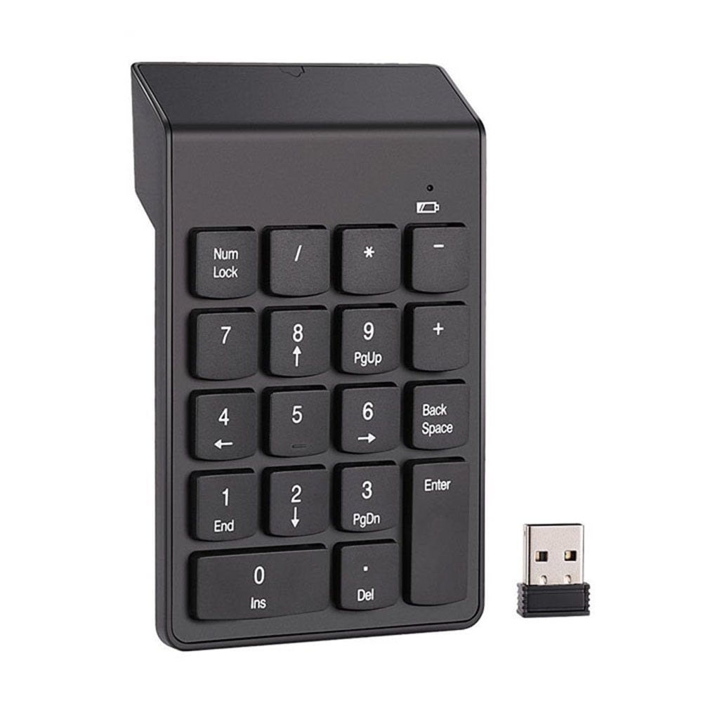 fankhu 18 Keys 2.4G Numeric Keypad Laptop Tablet Digital Wireless ...