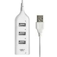 thumbnail image 1 of fankhu 4 Port USB 2.0 Hub w/ 1.6-Foot Cable for PC Flash Drive Mobile HDD (White), 1 of 9