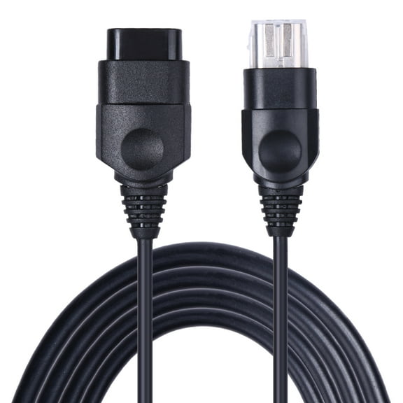 fankhu 6ft Extension Cords Extender Data Cables for Xbox Controller Cable Black