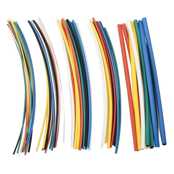 fankhu 70pcs 5 Size Assortment 2:1 Heat Shrink Tubing Tube Sleeving Wrap Wire Cabl